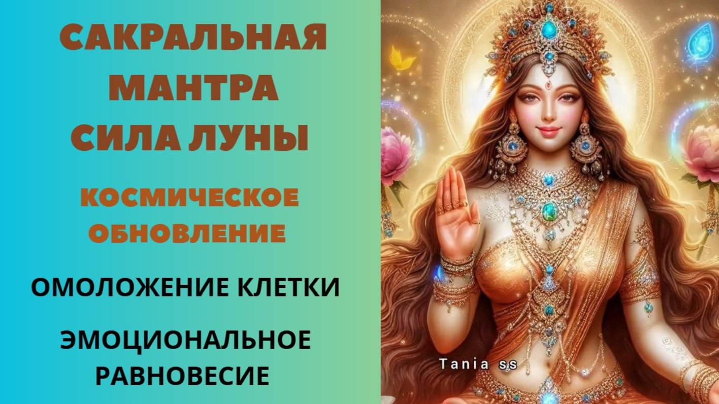 Сакральная Мантра Сила Луны. Космическое обновление. омоложение Эмоциональное равновесие.