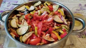 Закуска с баклажанами