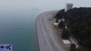 +7-923-756-95-95 - Объединение пансионатов "Курорт Пицунда" в Абхазии, облет на квадрокоптере.