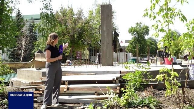 В ОРЕНБУРГЕ БЛАГОУСТРАИВАЮТ СКВЕР ИМ. ЛЕНИНА
