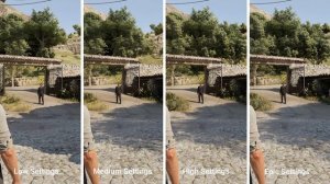 Mafia: The Old Country - Сравнение графики - минимум, средние, максимальные и Epic