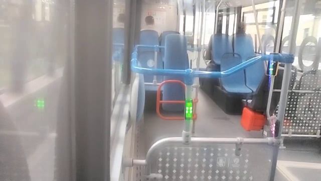 Поездка На Электробусе М6 Через Улицу Остоженка ДангауэровкаСтадион Лужники Москва 17.08.2025