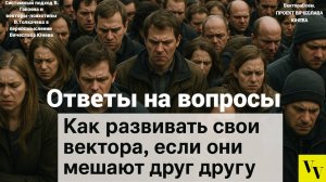 Как развивать свои вектора, если они мешают друг другу