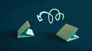 Оригами. Попрыгунчик. Прыгунчик. Самая лёгкая поделка.