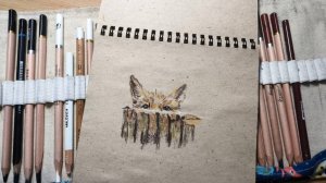 Листалка - крафтовый блокнот, сухие материалы