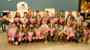 Юных участников Большой арктической экспедиции встретили в Москве