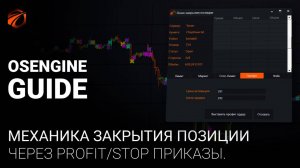 Механика работы Stop и Profit приказов для открытых позиций в OsEngine.