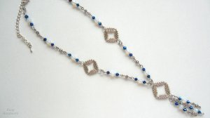 Как плести элементы-ромбики из японского бисера