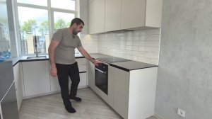 Маленькая кухня п образной формы. Размеры 1-70 2-10 2-10.Обзор. Мебель на заказ в Анапе М-СТУДИО