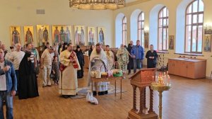 ОСВЯЩЕНИЕ ПЛОДОВ ПОСЛЕ ЛИТУРГИИ В ПРАЗДНИК ПРЕОБРАЖЕНИЯ ГОСПОДНЯ