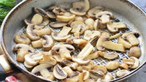 Грибы тушеные в кефире