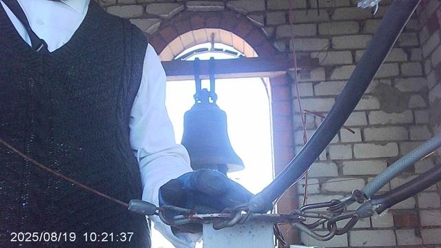 Колокольный трезвон по окончании Божественной Литургии 19 августа 2025