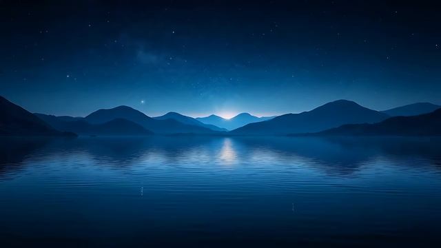 Serene Deep Work Chillout ｜ Starlit Lake Ambiance for Ultimate Focus and Chill Music