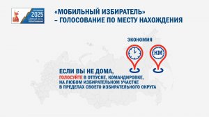 «Мобильный избиратель» - голосование по месту нахождения