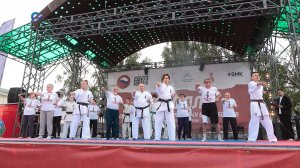 На главной площади Петрозаводска состоялся фестиваль боевых искусств и единоборств