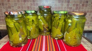 Хрустящие Маринованные Огурцы на зиму, рецепт проверенный годами