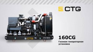160CG — Промышленная  газопоршневая  генераторная  установка CTG