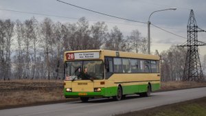 Автобус Mercedes-Benz O405 (АН 979 22). Покатушки по Барнаулу. / Ride on the Mercedes-Benz O405 bus