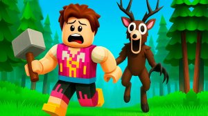 Я Прожил 99 ДНЕЙ в ЛЕСУ за КУЗНЕЦА! 99 Nights in the Forest в Роблокс