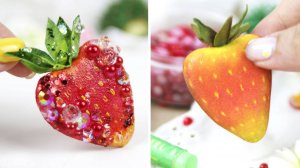 Клубника из фоамирана VS Клубника из картона 🍓 Две идеи для создания ягодки своими руками