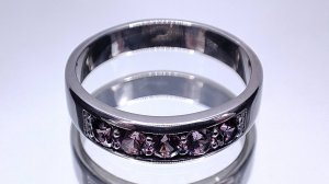 Кольцо с камнями: Шпинель. Мьянма