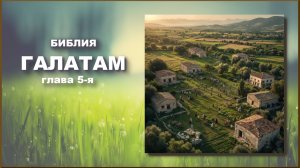 Письмо Галатам 5-я глава