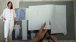 Моделирование. Летняя куртка, простая и легкая в пошиве. Выкройка № 1796.