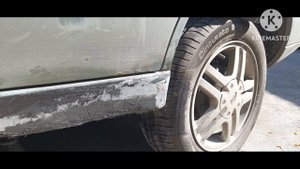 Ремонт порога форд фокус 1 американец, стекломатом!