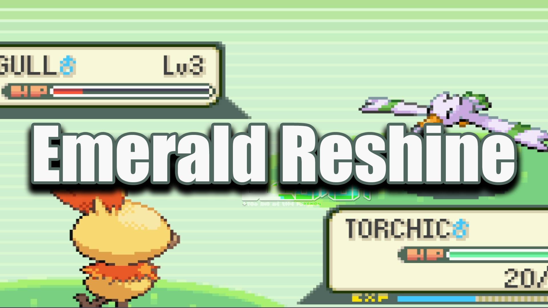 Pokemon Emerald Reshine - взлом GBA ROM, все новые блестящие формы и стандартные блестящие по умолча