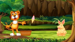 Динозаврик Дэнни - Волк, Тигр и Заяц (серия 29) - Развивающие мультики для самых маленьких