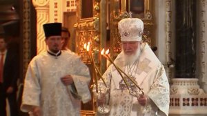 Патриарх Московский и всея Руси Кирилл совершил литургию в честь Преображения Господня