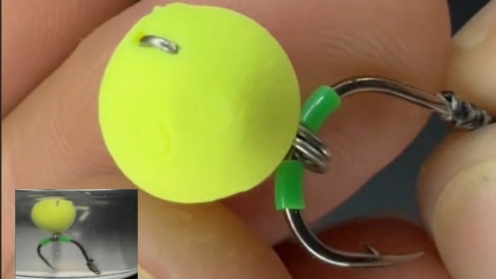 Фиксатор Рыболовной Приманки из маленькой булавки 🐠🐋🐟