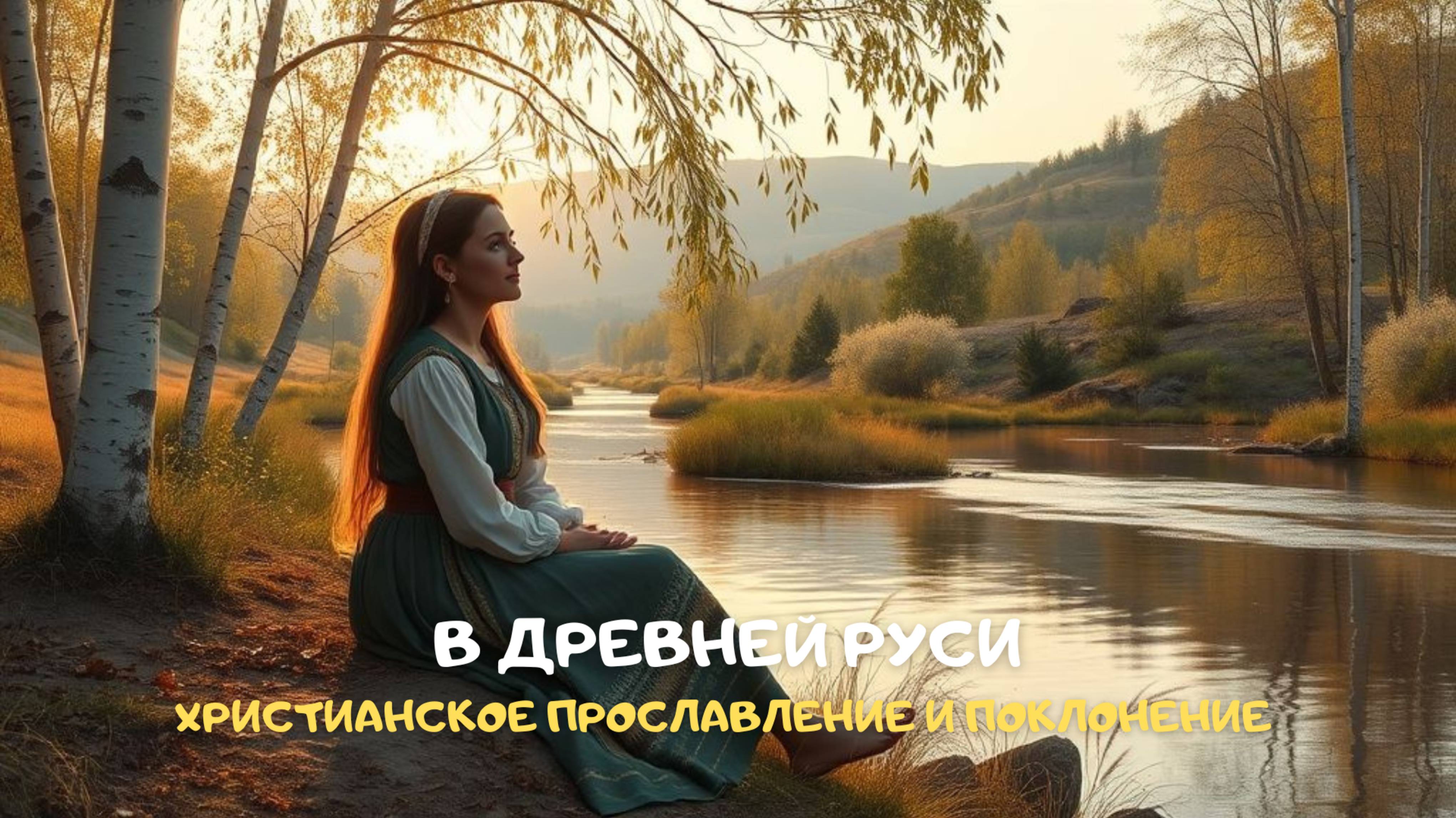 В древней Руси. Христианское прославление и поклонение