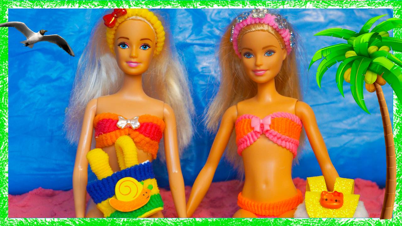 ЛАЙФХАКИ для КУКОЛ БАРБИ из резинок смотреть онлайн