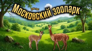 Викунья, родственник ламы. Московский зоопарк. Лето 2025