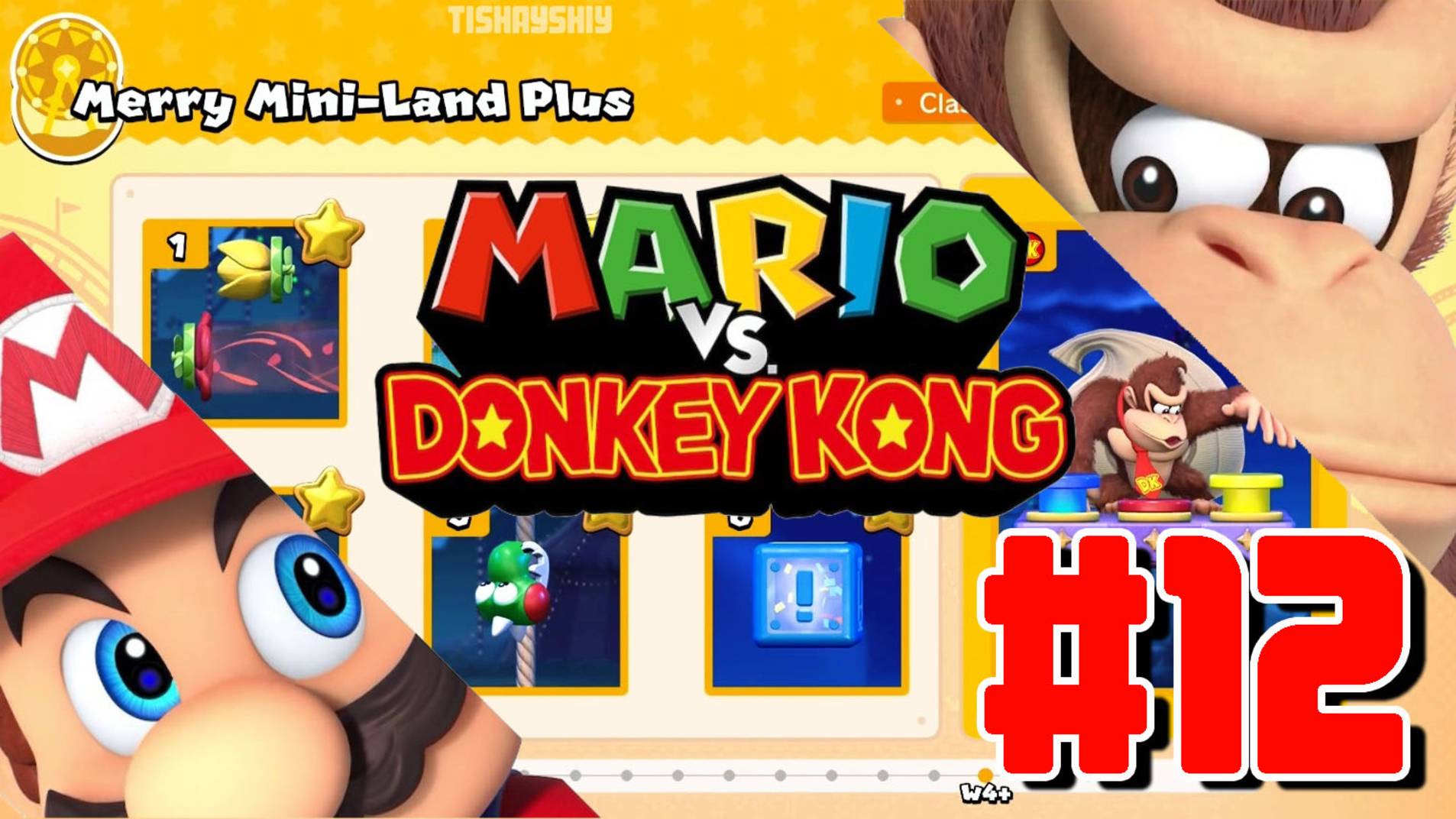 Mario vs Donkey Kong - Plus Levels прохождение #12 Merry Mini-Land Plus
