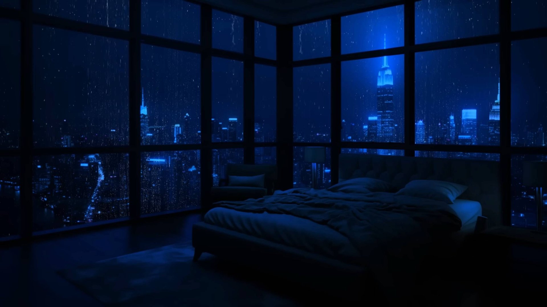 Дождь в Ночном Городе для Погружения в Глубокий Сон | Шум Дождя смотреть онлайн