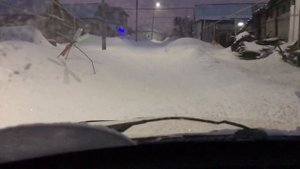 занесло немного