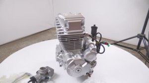 Двигатель ZONGSHEN 172FMМ-6 CB250-R (воздушное охлаждение) 5МКПП, кик+эл.старт