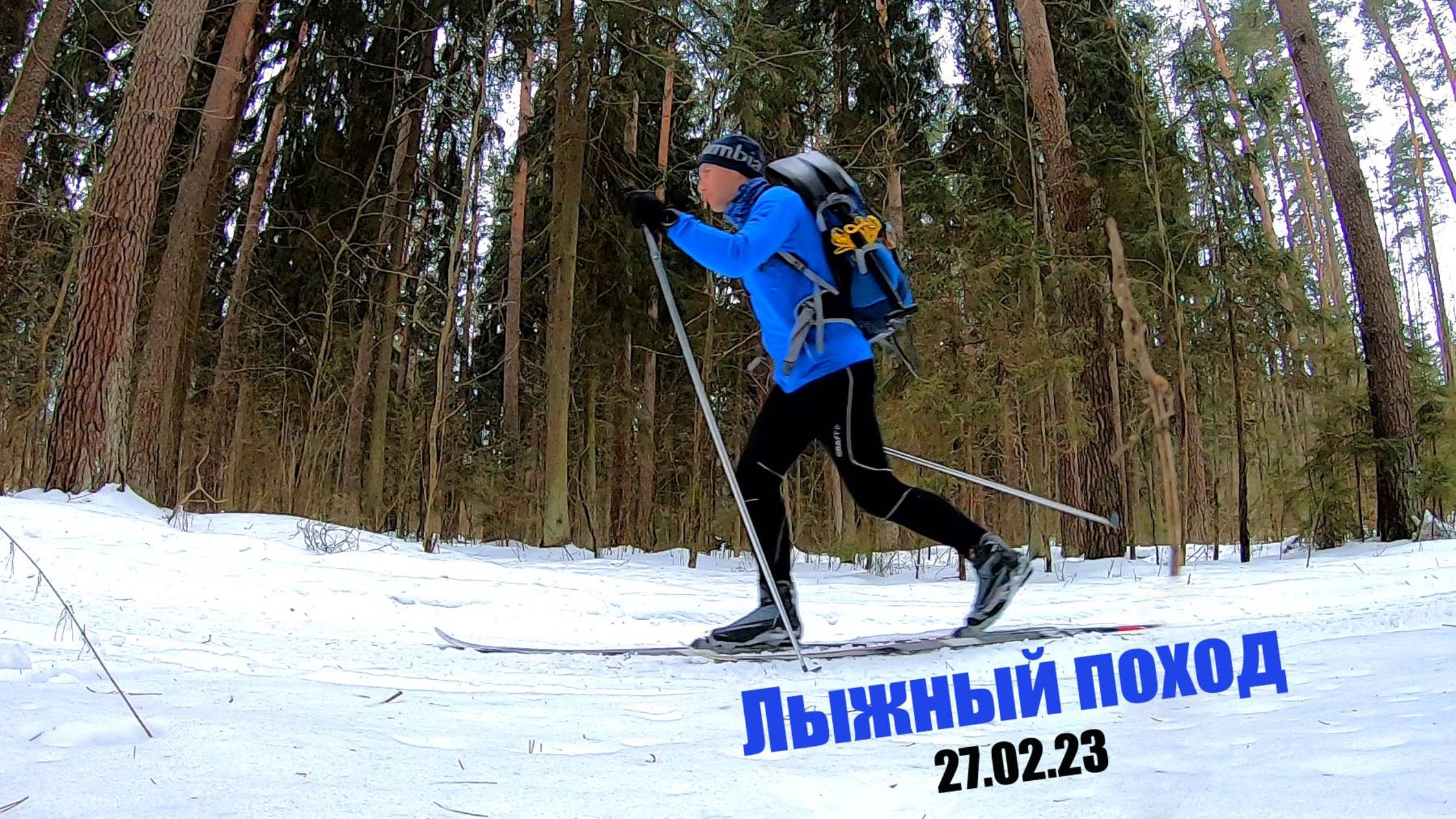 Лыжный поход| Разбиваю лагерь в зимнем лесу | Жарю мсяо смотреть онлайн