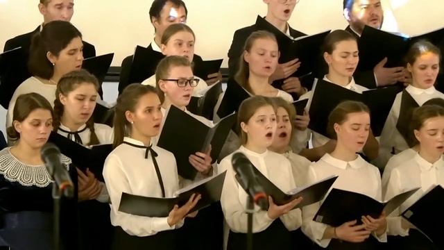 Свиридов. Романс Метель.  Хор ФЦП ПСТГУ. Дирижер Владимир Любарский. Концертмейстер Виктор Зубов