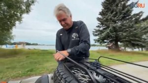 Байкер с Аляски показал мотоцикл "Урал", который получил в подарок от Путина