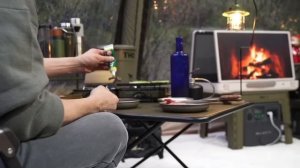 Одиночный кемпинг в дикой природе со всеми удобствами