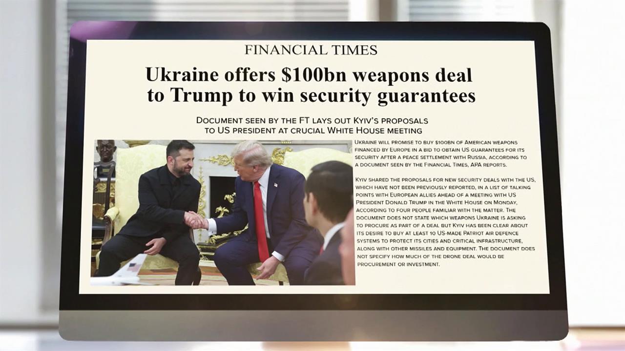 Киев обещает купить оружие на 100 млрд долларов в попытке получить гарантии безопасности.