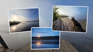 Рассвет на озере