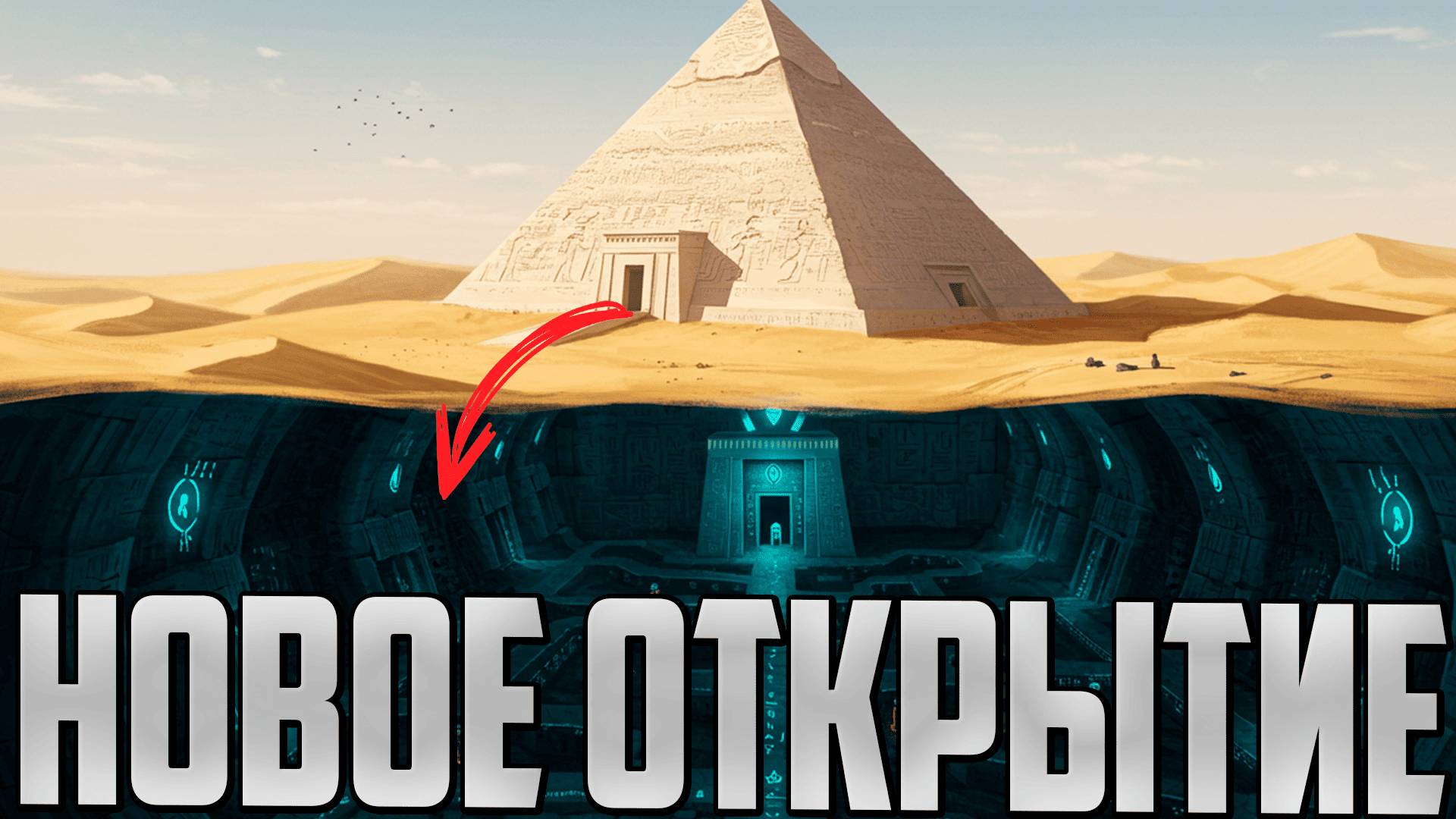 НОВОЕ Шокирующее Открытие под ПИРАМИДАМИ Египта