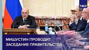 Мишустин проводит Заседание Правительства