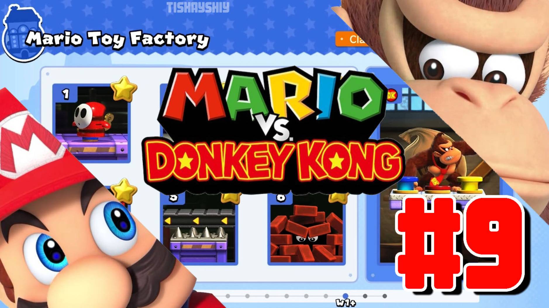 Mario vs Donkey Kong - Plus Levels прохождение #9 Mario Toy Factory