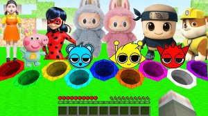 ВЫБЕРИ НЕОБЫЧНЫЙ ЯМОВЫЙ ТУННЕЛЬ СПРУНКИ ЛАБУБУ СОНИК В МАЙНКРАФТ