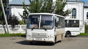Автобус ПАЗ-320402-05 (Е 954 ХО 22). Покатушки по пригороду Барнаула.